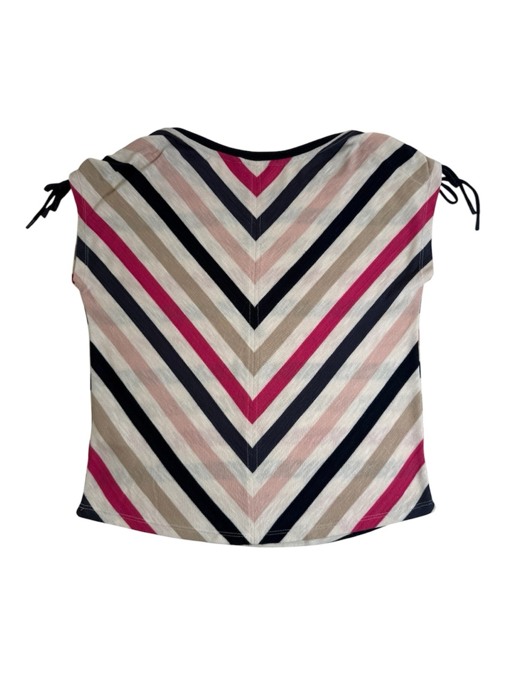 Liverpool Los Angeles Women’s Canela Crew Neck Dolman Striped Top Size Medium - Picture 4 of 13
